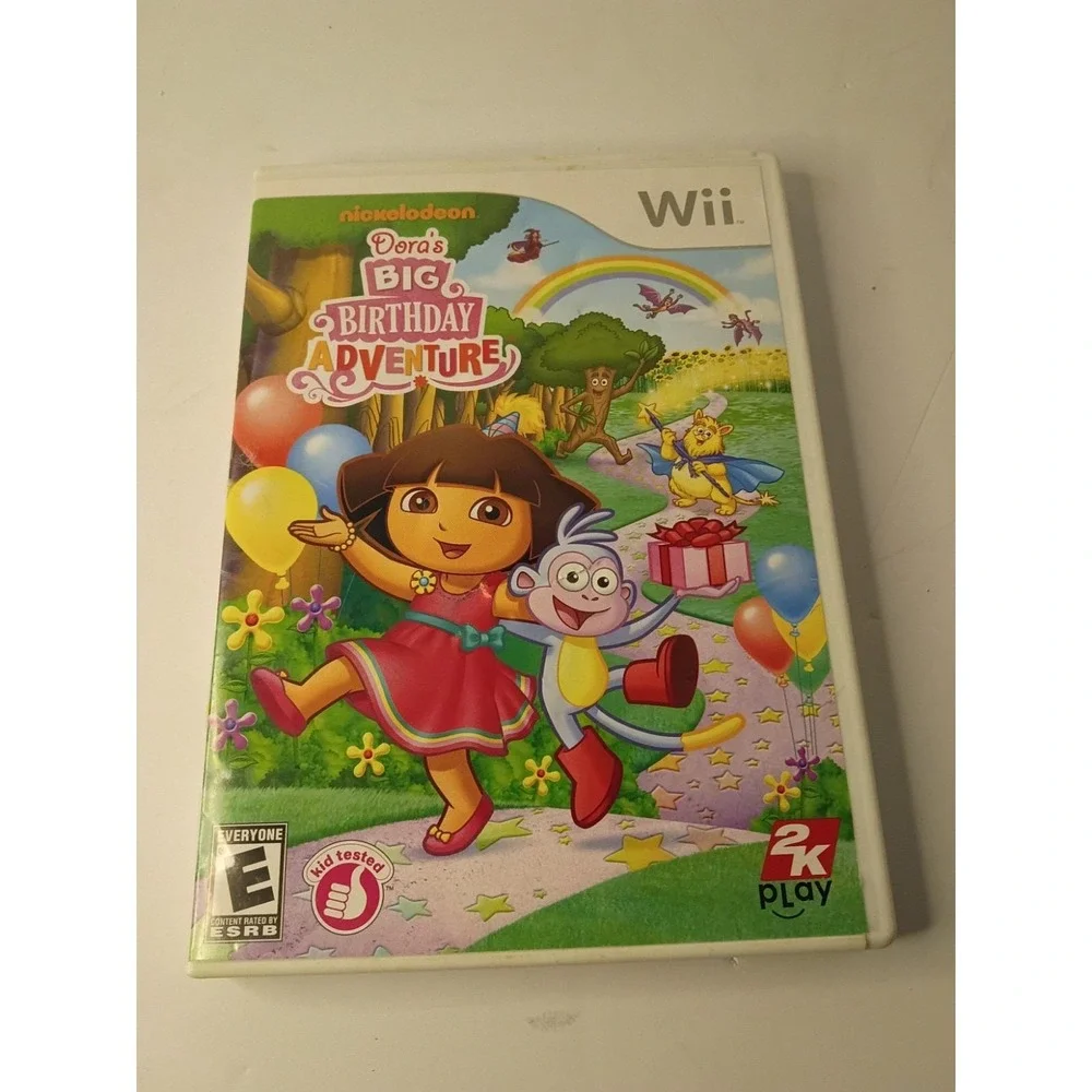 Dora's Big Birthday Adventure (Nintendo Wii, 2010) CIB CLEANED & TESTED